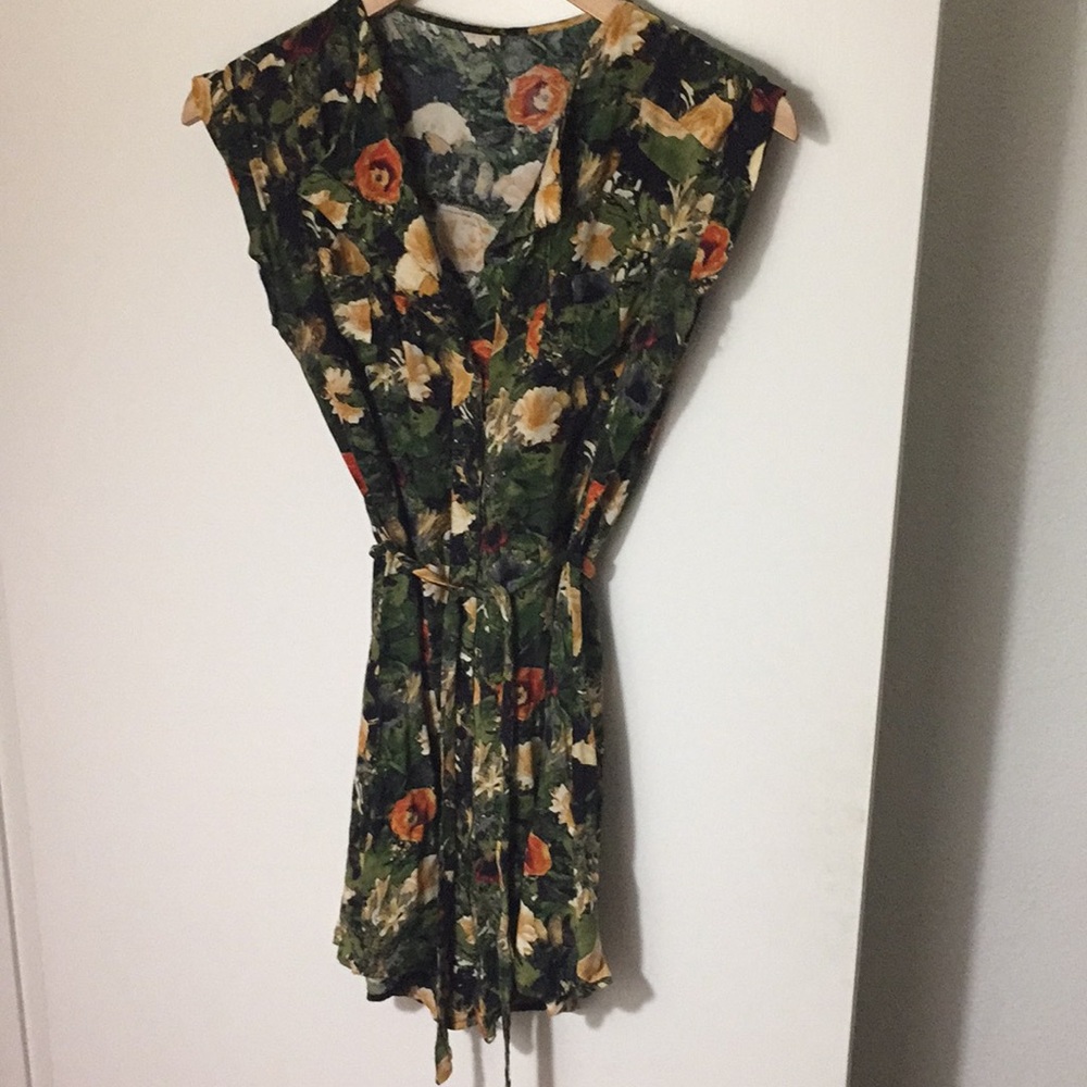 Floral Shirt Dress
